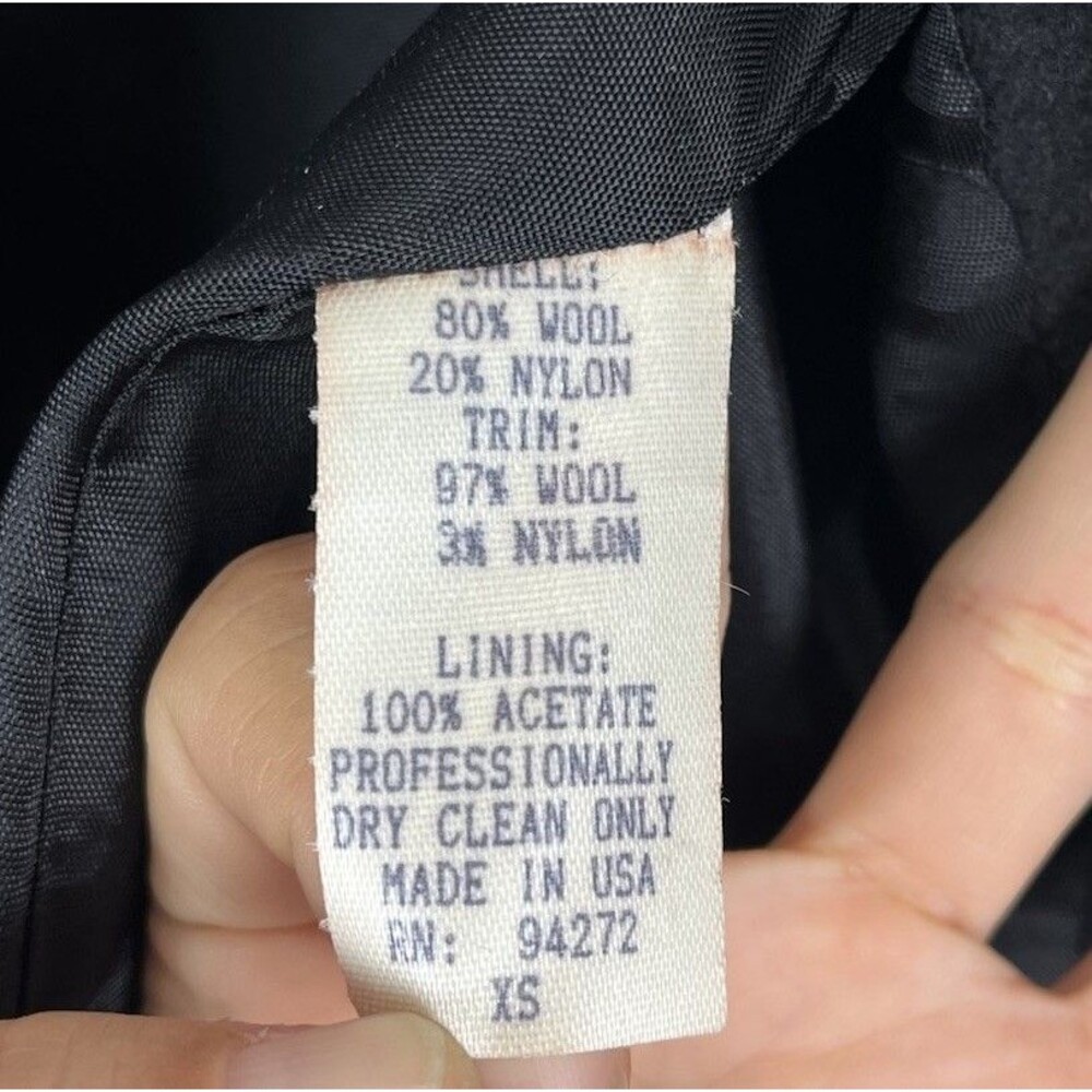 Vintage Chivalry Wool Jacket Made in USA Gold Crest Buttons Equestrian Style XS - Picture 8 of 14